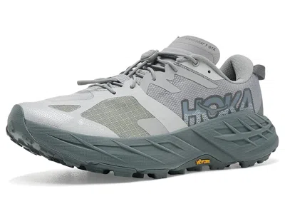 Hoka Speedgoat 7 Gtx Women's Running Shoes Stellar Grey/galactic Grey: 8 B - Medium, Canvas In Gray