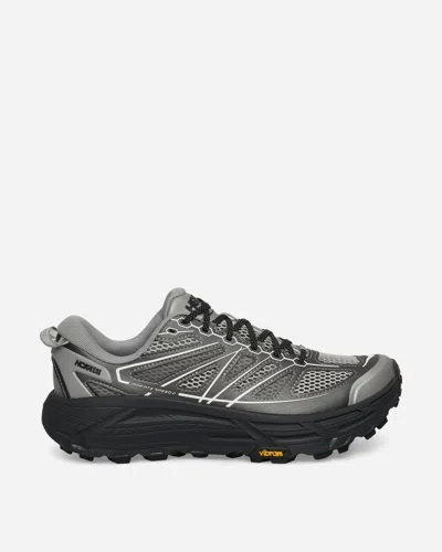 Hoka Mafate Speed 2 Ts Man Sneakers Charcoal Size 5 Textile Fibers In Gray