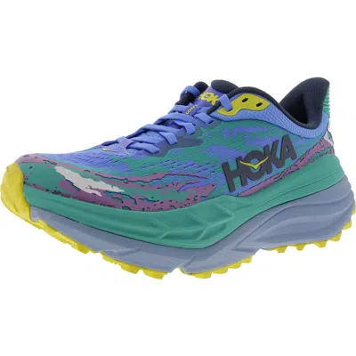 Hoka Stinson 7 Womens Padded Insole Knit Running & Training Shoes In Multi
