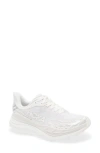 Hoka Stinson Atr 7 Running Shoe In White/white