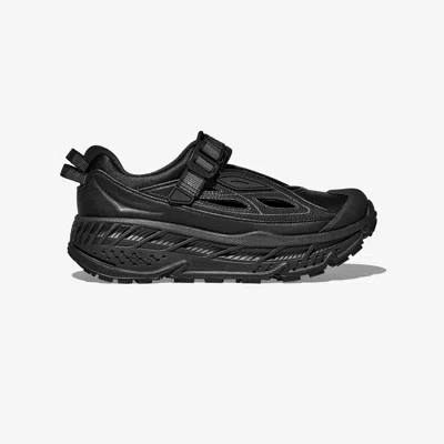 Hoka Stinson Breeze Buckle-fastening Sneakers In Gray
