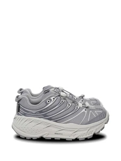 Hoka Stinson Evo Gtx Cosmic-grey Sneakers In Gray