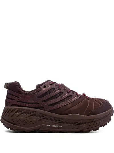 Hoka Stinson Evo Trainers In Red