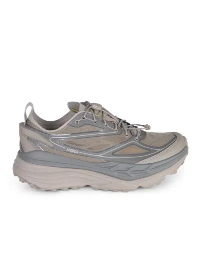 Hoka Stinson One7 Pull-tab Sneakers In Gray