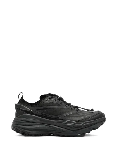 Hoka One One Bondi 8 Caged Sneakers In Black
