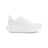 Hoka Streamlined White Sneakers With Cushioned Sole In White