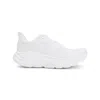 Hoka Streamlined White Sneakers With Cushioned Sole In White