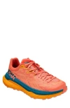 Hoka Tecton X Running Shoe In Camellia/blue Coral