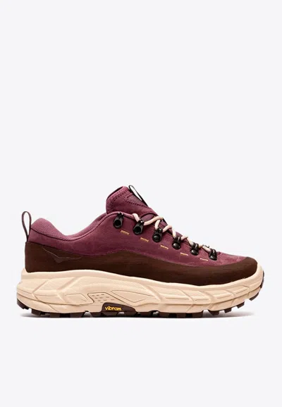 Hoka Tor Summit Low-top Sneakers In Brown
