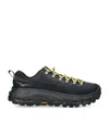 Hoka Tor Summit Rubber-trimmed Nubuck And Mesh Sneakers In Black