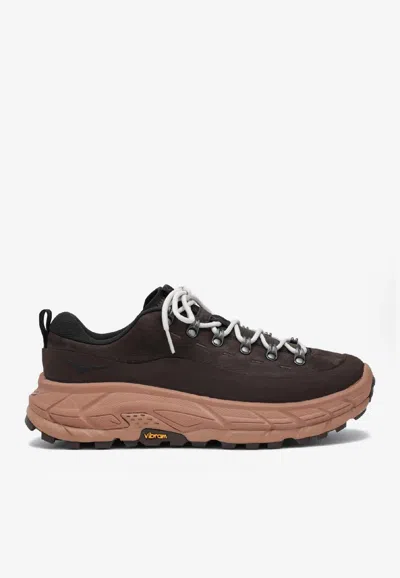 Hoka One One Tor Summit Lace-up Sneakers In Brown