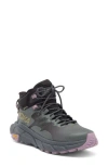 Hoka Women's Trail Code Gtx Hiking Boots In Black/castlerock