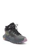 Hoka Women's Trail Code Gtx Hiking Boots In Black/castlerock