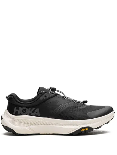 Hoka Transport "black" Sneakers In Black/alabaster