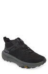 Hoka Transport Chukka Gore-tex® Waterproof Running Shoe In Black / Black