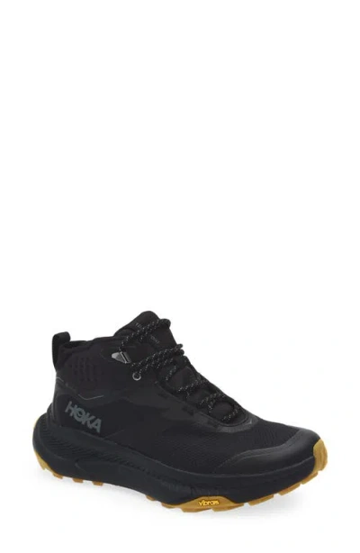 Hoka Transport Chukka Gore-tex® Waterproof Trail Shoe In Black