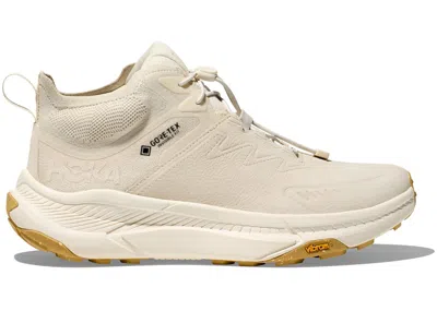 Pre-owned Hoka Transport Chukka Goretex (women's) Sneakers In Oat Milk/alabaster