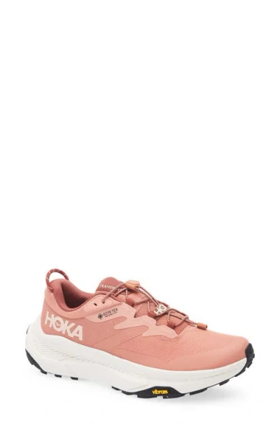 Hoka Transport Gore-tex® Waterproof Running Shoe In Pink