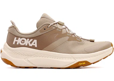 Pre-owned Hoka Transport Goretex (women's) Sneakers In Dune/eggnog In Brown
