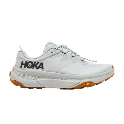 Pre-owned Hoka Transport 'harbor Mist Lime Glow' In Grey