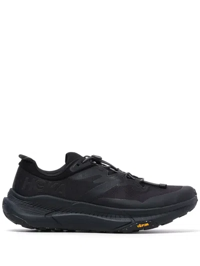 Hoka Transport Hiking Sneakers In Black