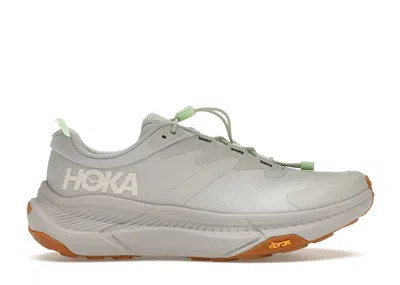 Pre-owned Hoka Transport (women's) Sneakers In Harbor Mist/lime Glow