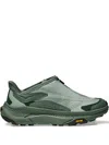 Hoka Transport Zip-front Mesh Sneakers In Green