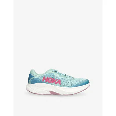 Hoka Turq Other Kids' Rincon 4 Mesh Trainers Eur 37.5 /4.5 Uk In Green