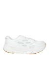 Hoka Cliftons Mens Breathable Tie String Athletic And Training Shoes In White