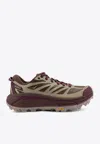 Hoka U Mafate Speed 2 Mesh And Rubber Sneakers In Burgundy