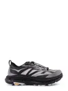 Hoka Mafate Speed 4 Lite Black Low Top Sneakers With Mesh Panels In Tech Fabric Unisex In Black