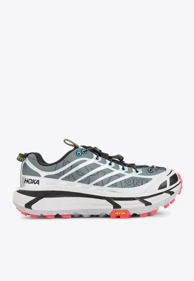 Hoka U Mafate Three 2 Low-top Sneakers In Gray