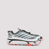Hoka Mesh Sneakers With Heat-bonded Overlays In White