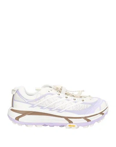 Hoka White Stripes Sneakers