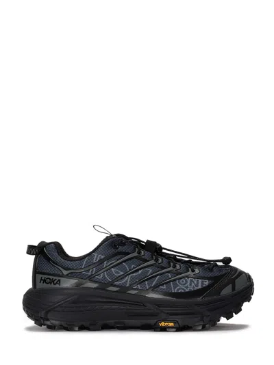 Hoka U Mafate Three2 Wordmark Sneakers In Black