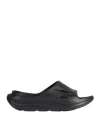 Hoka One One U Ora Recovery Slide 3 Man Sandals Black Size 12 Rubber