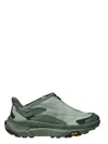 Hoka Transport Zip-front Mesh Sneakers In Green