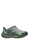 Hoka Transport Zip-front Mesh Sneakers In Green