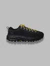Hoka Tor Summit Rubber-trimmed Nubuck And Mesh Sneakers In Black