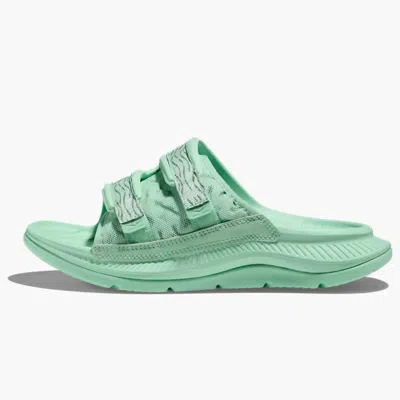 Hoka Unisex - Ora Luxe Slip On In Mist Green/ Trellis In Multi