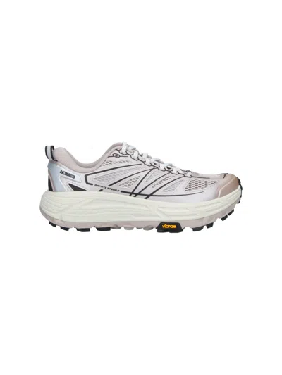 Hoka Unisex Fabric Sneakers In Sand