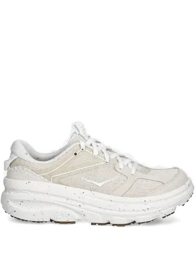 Hoka Vibrant Bloom Bondi B3ls Lace-up Sneakers In Neutral