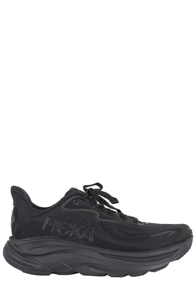 Hoka W Clifton 10 Sneakers In Black