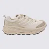 Hoka White And Beige Stinson Sneakers