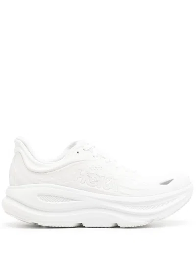 HOKA WHITE BONDI 9 SNEAKER
