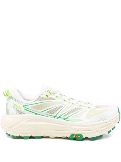 Hoka White Sneakers With Breathable Mesh Upper