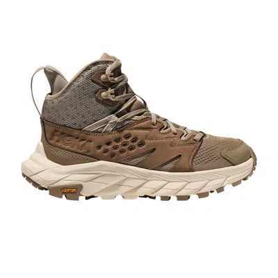Pre-owned Hoka Wmns Anacapa Breeze Mid 'dune Eggnog' In Brown