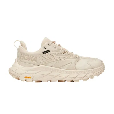 Pre-owned Hoka Wmns Anacapa Low Gore-tex 'eggnog Shifting Sand' In Cream