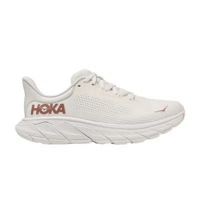 Pre-owned Hoka Wmns Arahi 7 'blanc De Blanc Rose Gold' In White