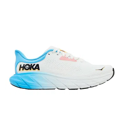 Pre-owned Hoka Wmns Arahi 7 'blanc De Blanc Swim Day' In White